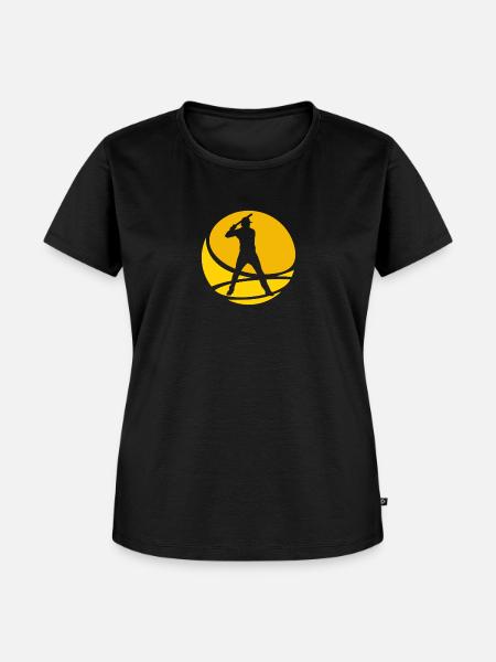 Baseballer Baseballspieler Baseball - Frauen Premium Bio T-Shirt - Schwarz