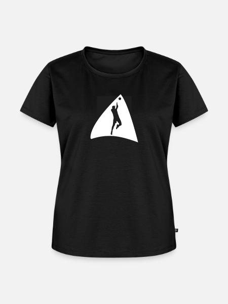 Volleyballer Volleyballer - Frauen Premium Bio T-Shirt - Schwarz