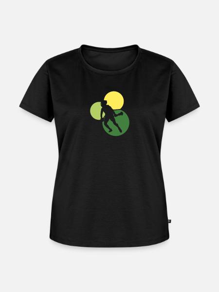 Intercrosse Lacrosse - Frauen Premium Bio T-Shirt - Schwarz