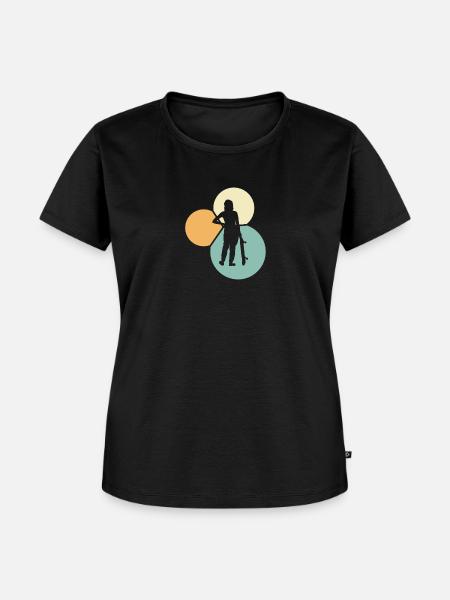 Skater Ollie - Frauen Premium Bio T-Shirt - Schwarz