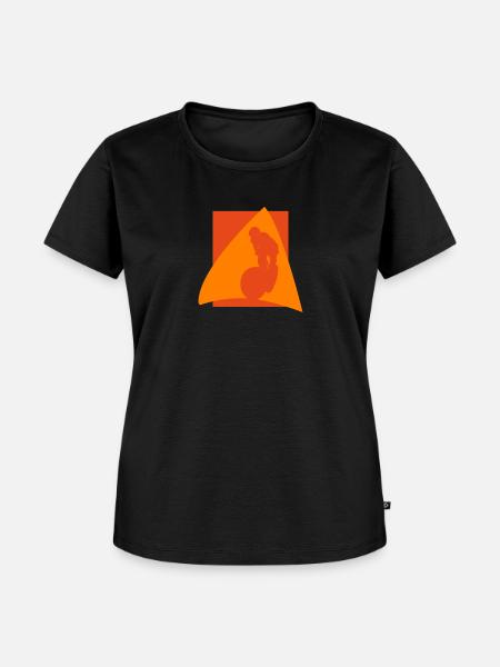 Mountainbiking Trail - Frauen Premium Bio T-Shirt - Schwarz