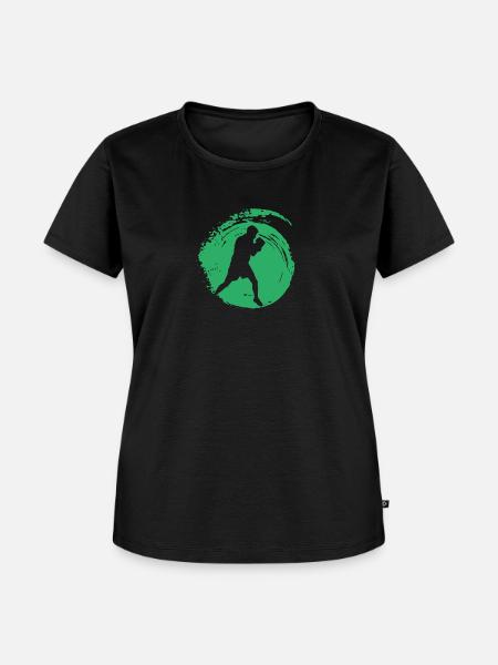 Boxing Boxer Uppercut - Frauen Premium Bio T-Shirt - Schwarz