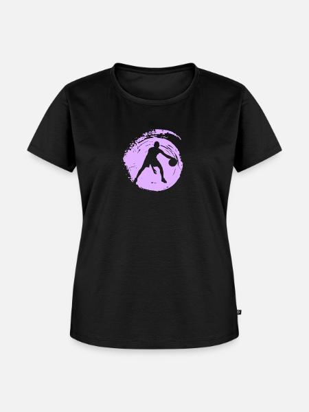 Dribbling Rebounding - Frauen Premium Bio T-Shirt - Schwarz