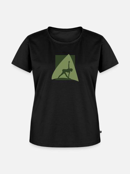 Meditation Mantra - Frauen Premium Bio T-Shirt - Schwarz