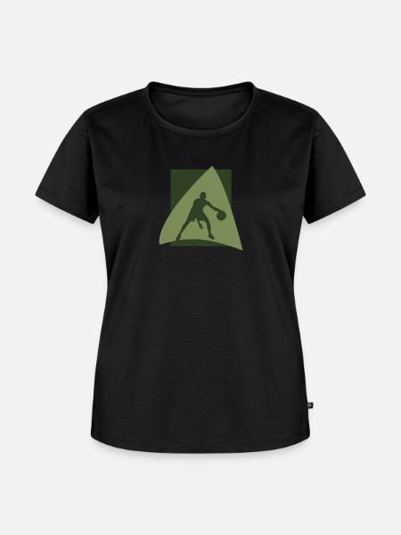 Basketball Hooping - Frauen Premium Bio T-Shirt - Schwarz