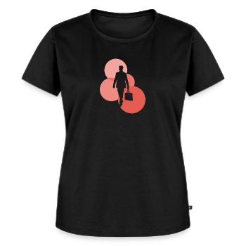 Banking Business Businessman - Women's Premium Organic T-shirt - black - Front - Selfina (174cm)