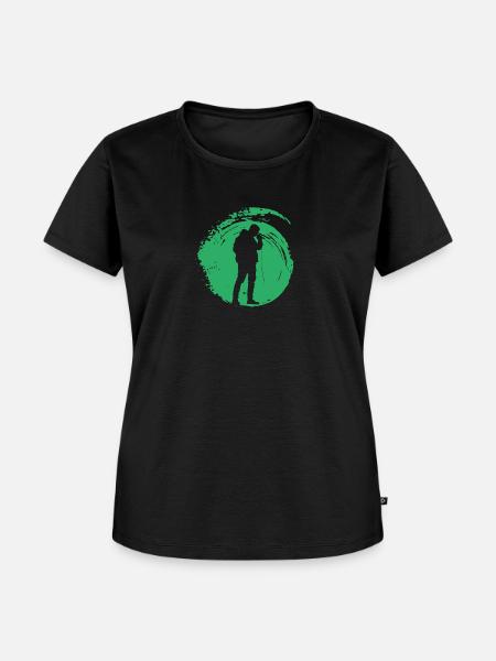 Djing Djing Beatboxer - Frauen Premium Bio T-Shirt - Schwarz