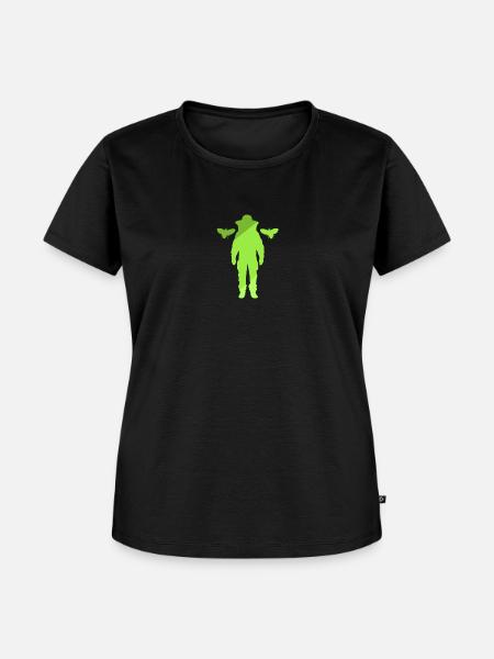 Imker Nektar Bienen - Frauen Premium Bio T-Shirt - Schwarz