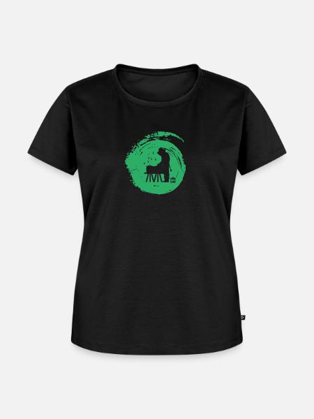 Beekeeping Biene Wabe - Frauen Premium Bio T-Shirt - Schwarz