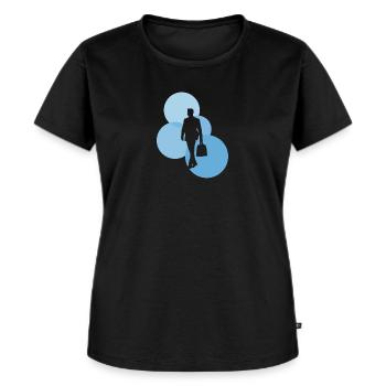 Banking Business Banker - Women's Premium Organic T-shirt - black - Front - Selfina (174cm)
