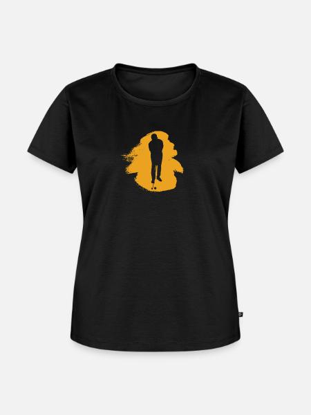 Golf Golfer Driver - Frauen Premium Bio T-Shirt - Schwarz