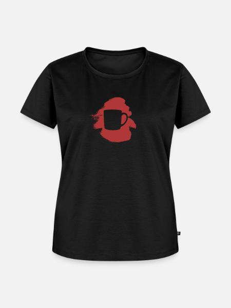 Kaffeebohne Koffein Kaffeebohne - Frauen Premium Bio T-Shirt - Schwarz