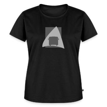 Busfahren Transport Fahrer - Frauen Premium Bio T-Shirt - Schwarz - Vorne - Selfina (174cm)
