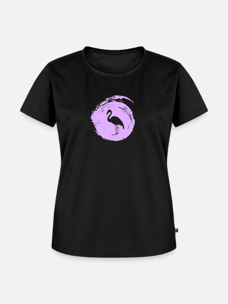 Exotisch Exotisch Flamenco - Frauen Premium Bio T-Shirt - Schwarz