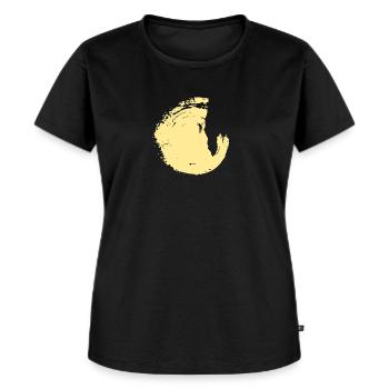 Bergsteiger Bergsteiger Seilklettern - Frauen Premium Bio T-Shirt - Schwarz - Vorne - Selfina (174cm)