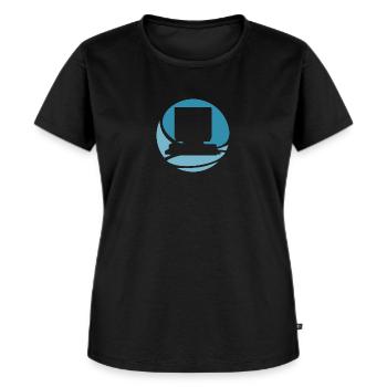Internet Computerarbeit Gamer - Frauen Premium Bio T-Shirt - Schwarz - Vorne - Selfina (174cm)