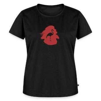 Exotic Waterfowl Waterfowl - Women's Premium Organic T-shirt - black - Front - Selfina (174cm)