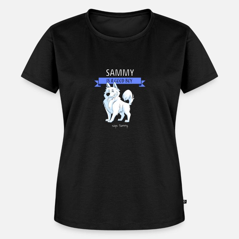Sammy the Samoyed - Women's Premium Organic T-shirt - black