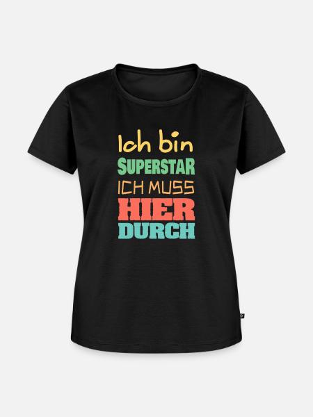 superstar - Frauen Premium Bio T-Shirt - Schwarz