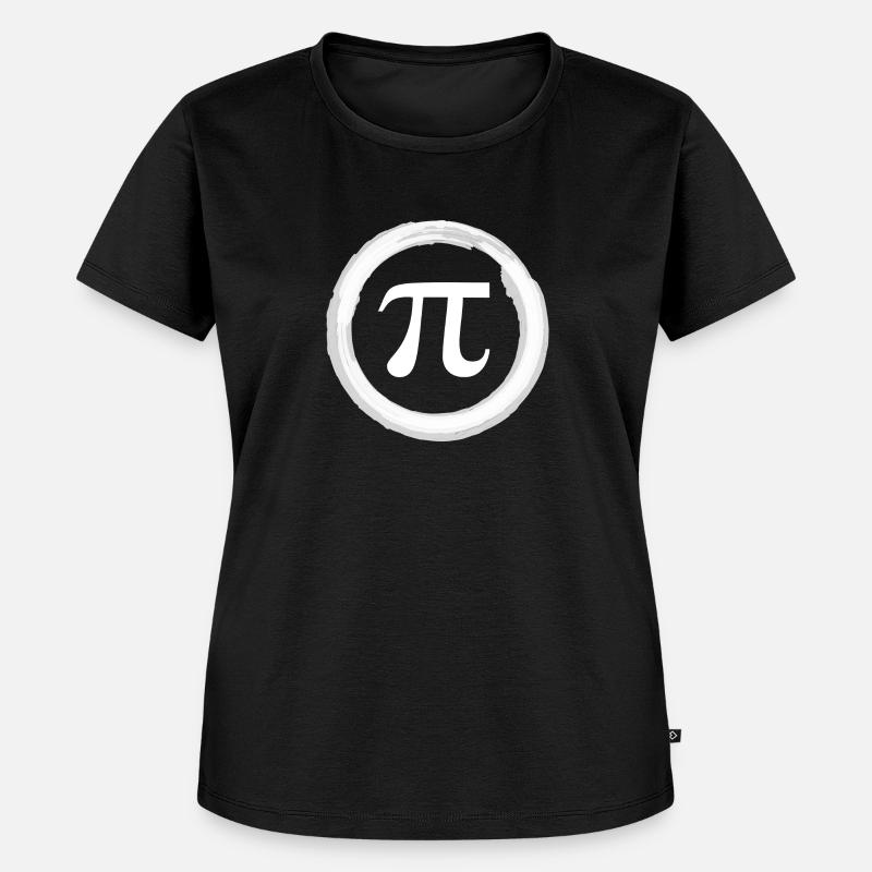 Pi Math 3,14 Circle Number - Frauen Premium Bio T-Shirt - Schwarz