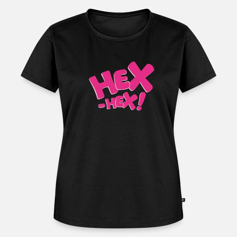 Bibi Blocksberg Hex-hex! pink - Frauen Premium Bio T-Shirt - Schwarz