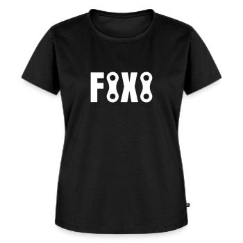 Fixations de chaînes - T-shirt Premium bio Femme - noir - Devant - Selfina (174cm)