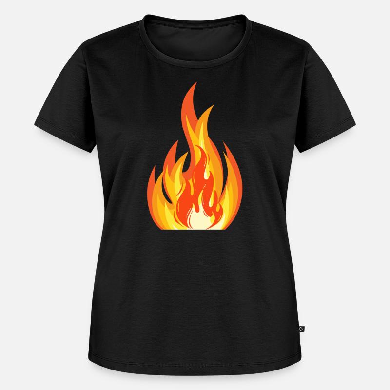 Flame Burst Palette - Women's Premium Organic T-shirt - black