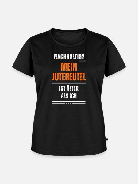 Nachhaltig? - Frauen Premium Bio T-Shirt - Schwarz