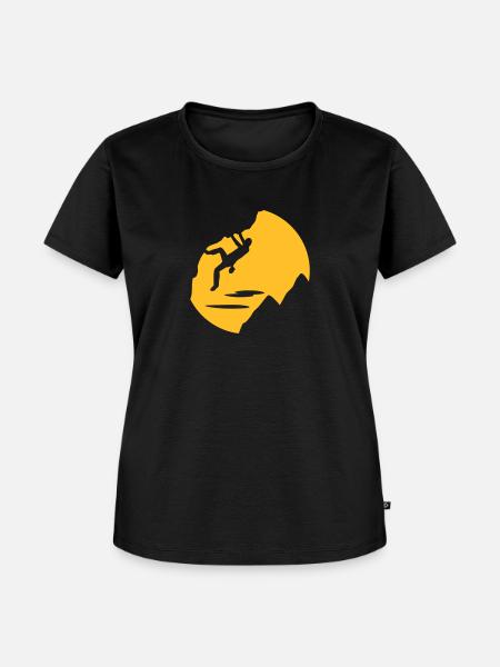 Klettern - Frauen Premium Bio T-Shirt - Schwarz