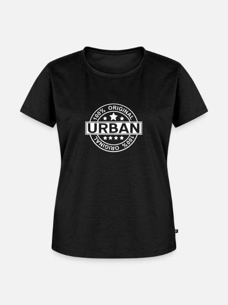 Urban - Frauen Premium Bio T-Shirt - Schwarz