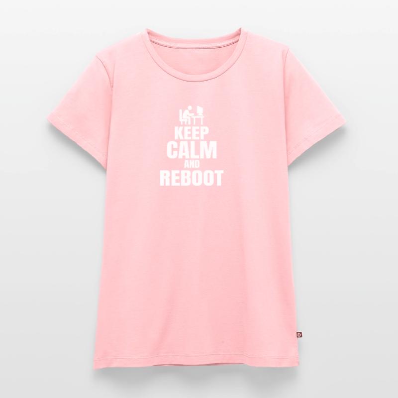 Admin Spruch Keep Calm Sys Admin Programmierer Frauen Premium Bio T-Shirt