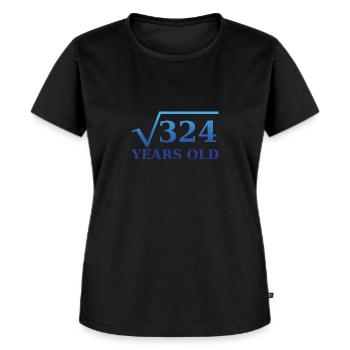 Wurzel 324 18. Geburtstag - Frauen Premium Bio T-Shirt - Schwarz - Vorne - Selfina (174cm)