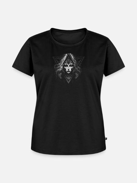 Black Coven - Schattenhaar - Frauen Premium Bio T-Shirt - Schwarz