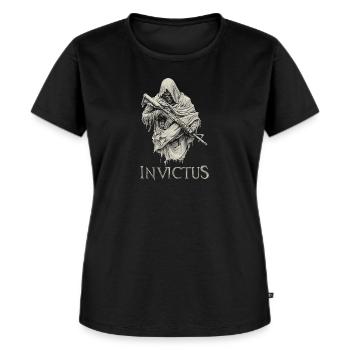Faucheur AR15 Invictus - T-shirt Premium bio Femme - noir - Devant - Selfina (174cm)