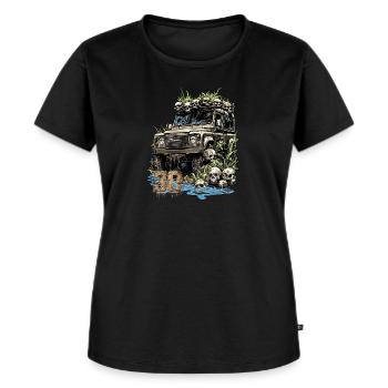 Offroad Off Road Birthday 30 - Frauen Premium Bio T-Shirt - Schwarz - Vorne - Selfina (174cm)