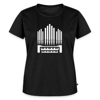 Orgel - Frauen Premium Bio T-Shirt - Schwarz - Vorne - Selfina (174cm)