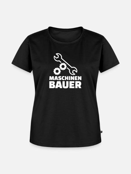 Maschinenbauer - Frauen Premium Bio T-Shirt - Schwarz