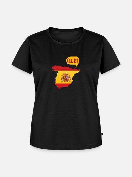Spain - Frauen Premium Bio T-Shirt - Schwarz