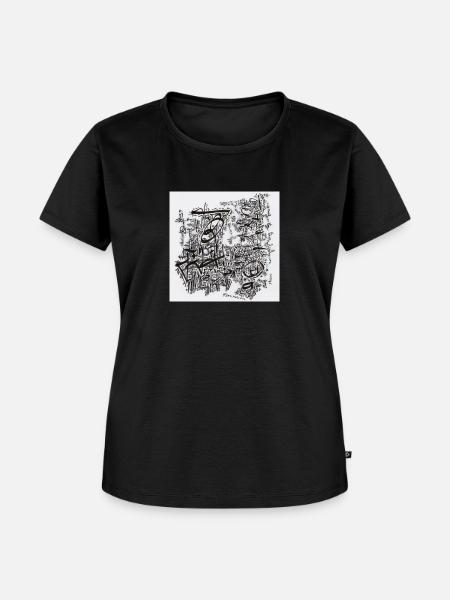 240204 - Frauen Premium Bio T-Shirt - Schwarz