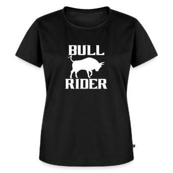 Bull Rider Hotwife Cuckold Beta Girls Night Out - Women's Premium Organic T-shirt - black - Front - Selfina (174cm)