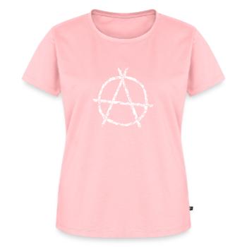 Anarchie - Frauen Premium Bio T-Shirt - Rosa - Vorne - AI Model Female 172 dark (172cm)