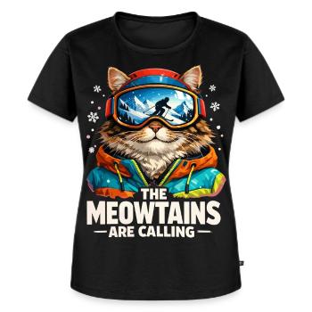 Snowboard Ski Gave Herre, Kvinders Børn Sjov - Premium økologisk T-shirt til kvinder - sort - Foran - Selfina (174cm)