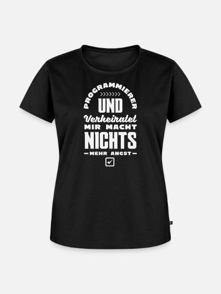 Programmierer Nichts Angst - Frauen Premium Bio T-Shirt - Schwarz