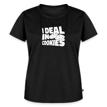 Pfadfinder - Frauen Premium Bio T-Shirt - Schwarz - Vorne - Selfina (174cm)