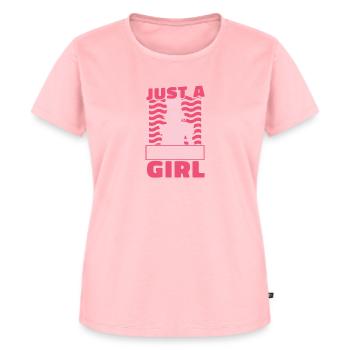 Fan train Spielmannszug - Women's Premium Organic T-shirt - rose - Front - AI Model Female 172 dark (172cm)