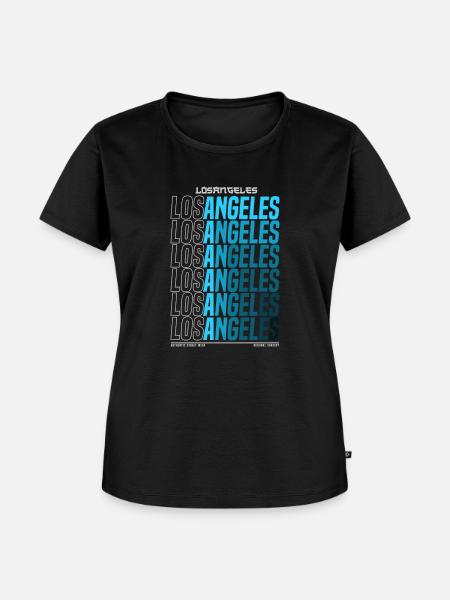 Los Angeles - Frauen Premium Bio T-Shirt - Schwarz