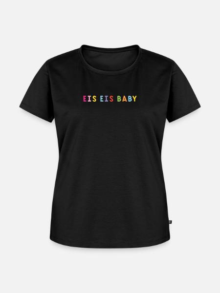 Eis Eis Baby - Frauen Premium Bio T-Shirt - Schwarz