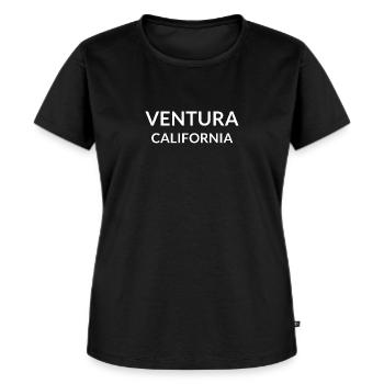 Ventura Californie États-Unis - T-shirt Premium bio Femme - noir - Devant - Selfina (174cm)