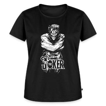 Joker Camisole de Force - T-shirt Premium bio Femme - noir - Devant - Selfina (174cm)