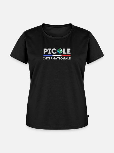 Internationale Picole - Frauen Premium Bio T-Shirt - Schwarz